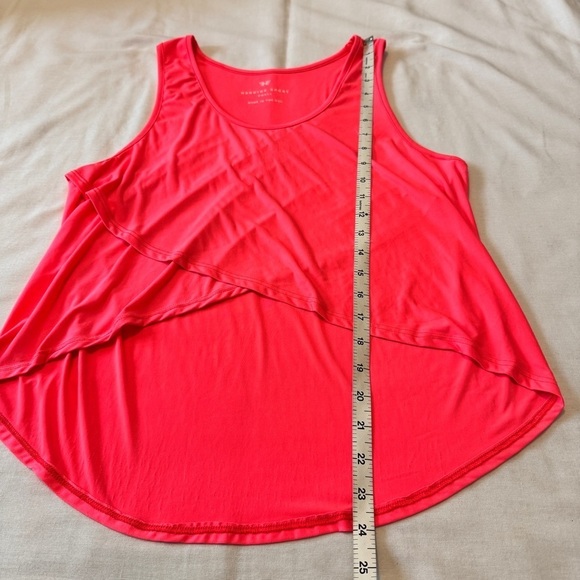 Heroine Sport Small Pink Tank Top ~ Crossover Front High Low Racerback - Picture 4 of 6